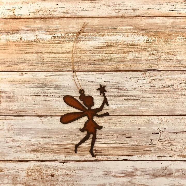 Fairy Rustic Metal Ornament - Metal Chime