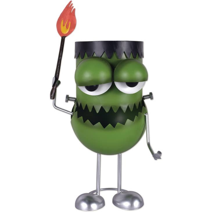 Frank N Torch Monster Metal Halloween Decoration