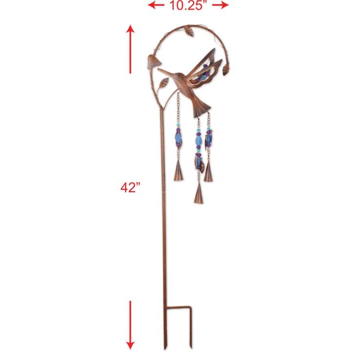 Hummingbird garden stake | Yard Stake | Garden Decor