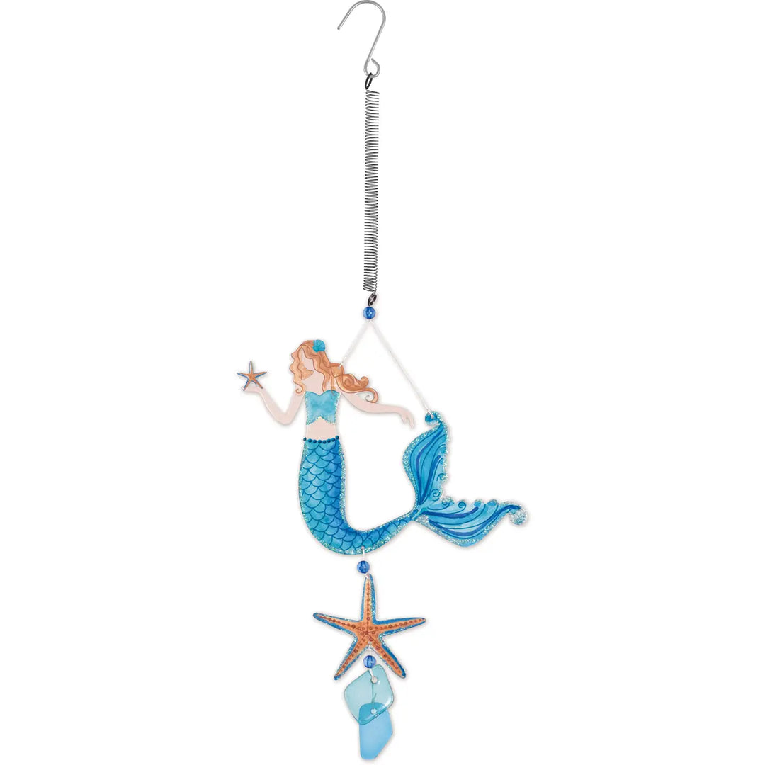 Mermaid Starfish Metal Garden Bouncy