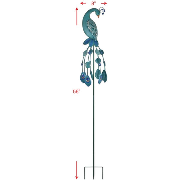 Peacock Spinner, Aqua Metal