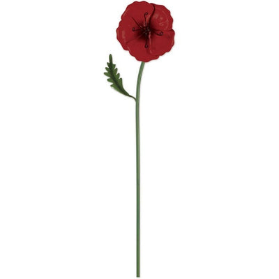 Poppy Yard Stake Red