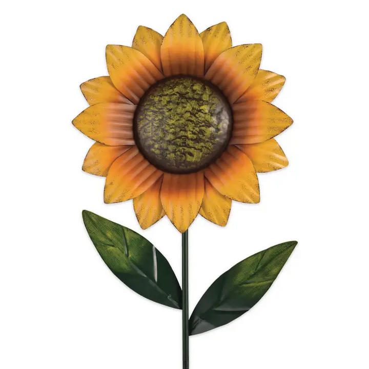 Sunflower Metal Garden Stake
