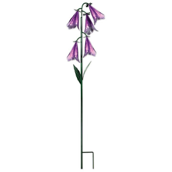 Trumpet Flower Garden Stake 41" Metal